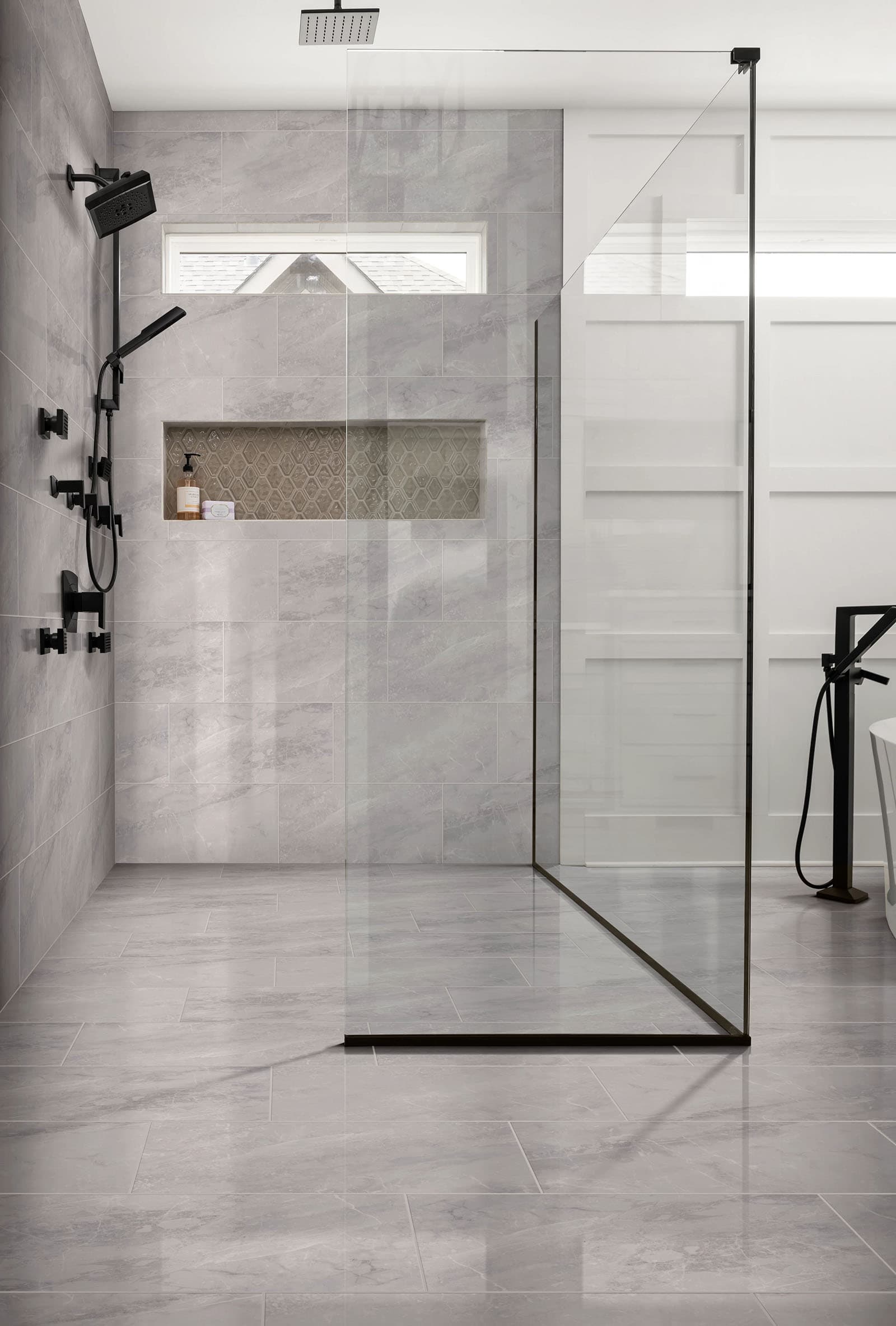 custom showers